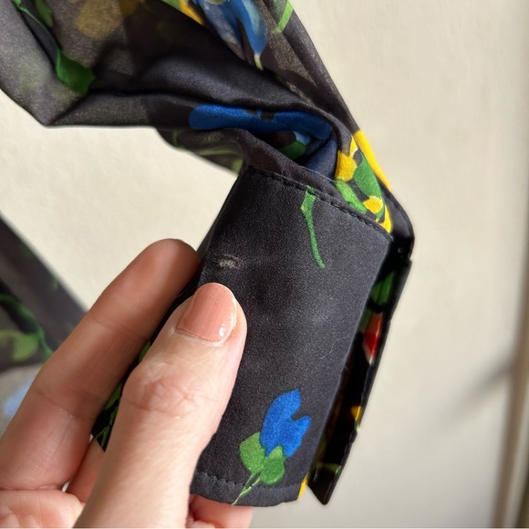 70's Sheer Floral Blouse - Picture 9 of 9